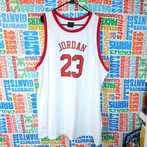 Nike Air Jordan Heritage Jersey Dress Womens Size 2XL DO5031-100 White Red
